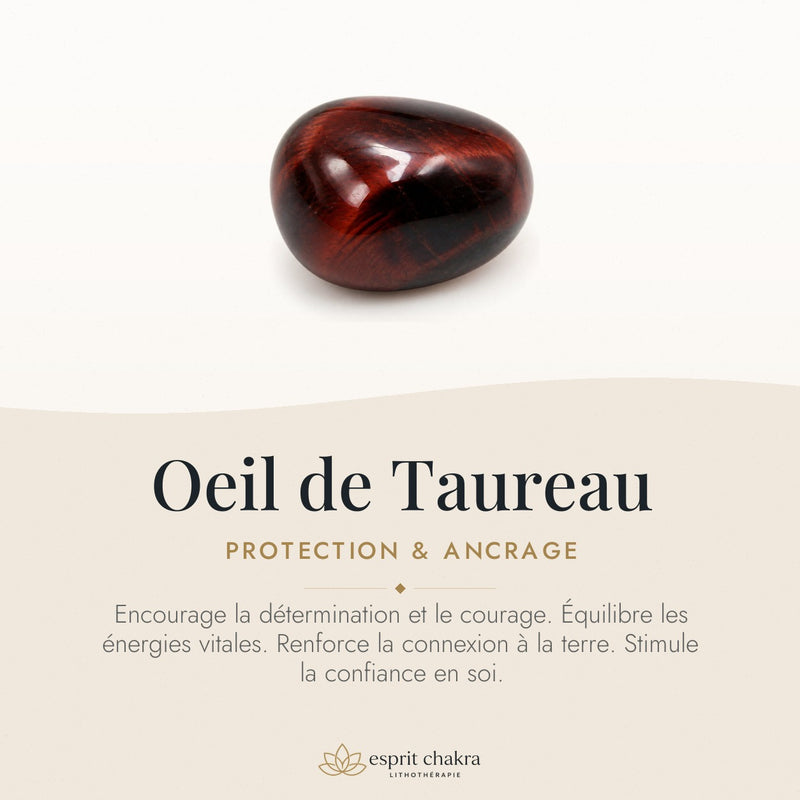 Bracelet Oeil de Taureau 6 mm – Aplomb Tranquille