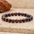 Bracelet Œil de Taureau 8 mm – Onde Paisible