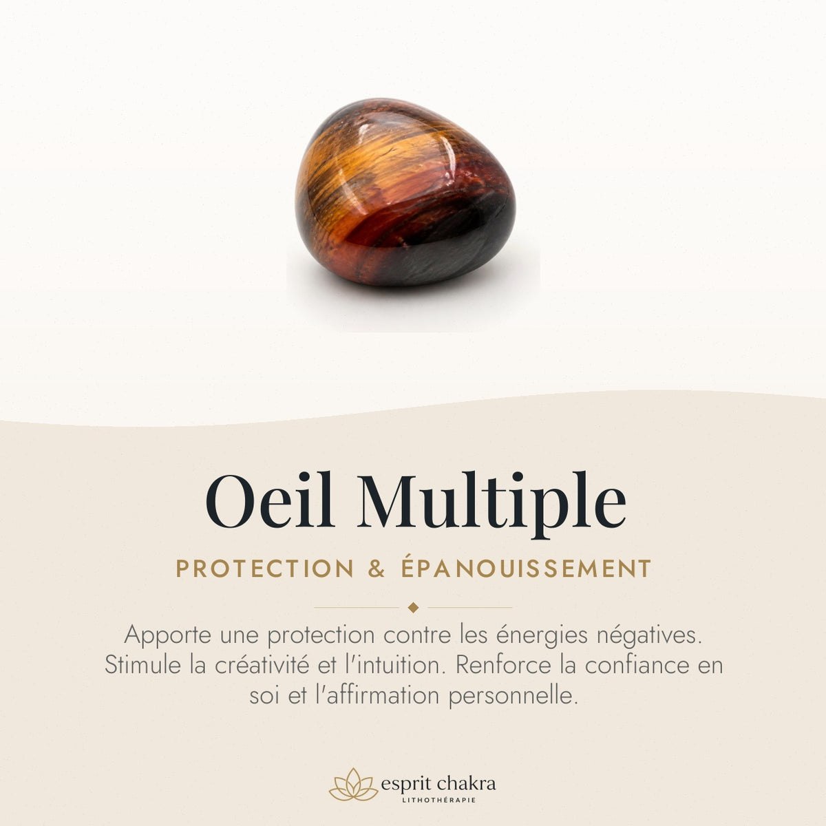 Bracelet Oeil Multiple 10 mm – Protection de l’Ouverture — vertus de la pierre
