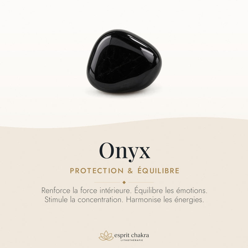 Bracelet Onyx 6 mm – Terre Ferme