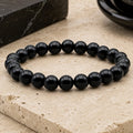 Bracelet Onyx 8 mm – Sable Doux