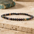 Bracelet Opale Noire 4 mm – Calme du Secret