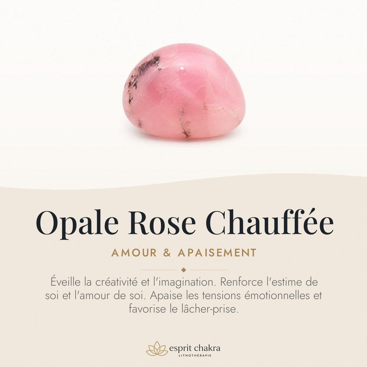 Bracelet Opale Rose 6 mm – Douceur de l’Estime — vertus de la pierre
