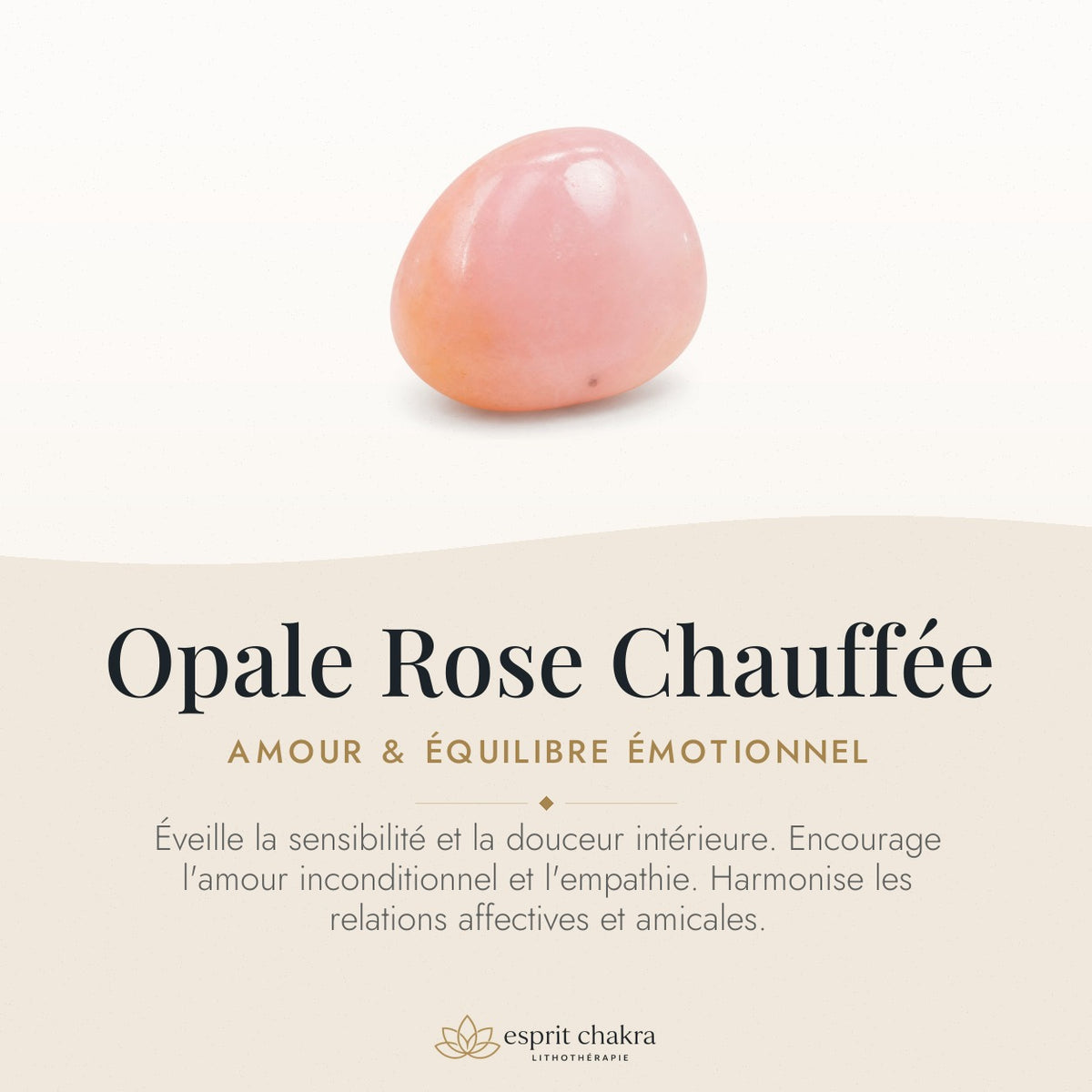 Bracelet Opale Rose 8 mm – Jardin Paisible — vertus de la pierre