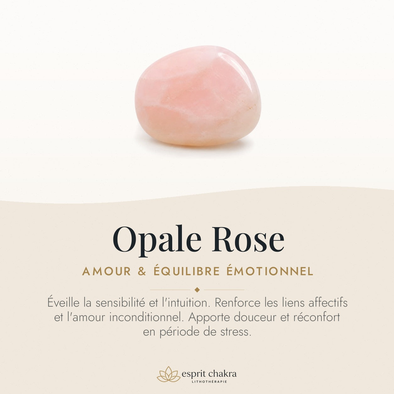 Bracelet Opale Rose 8 mm – Justesse Simple — vertus de la pierre