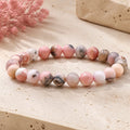 Bracelet Opale Rose 8 mm – Justesse Simple
