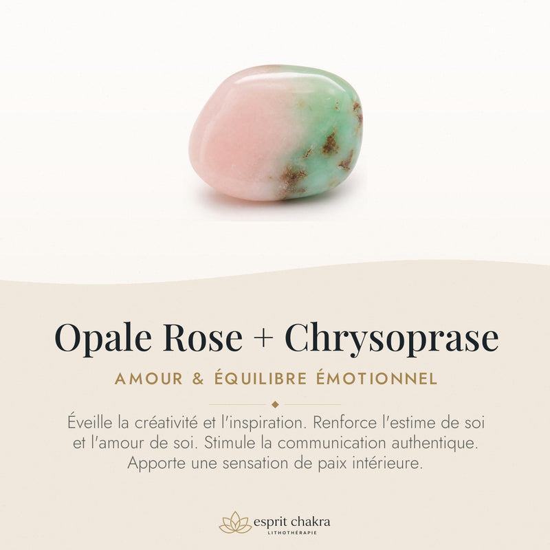 Bracelet Opale Rose 8 mm – Verger Doux