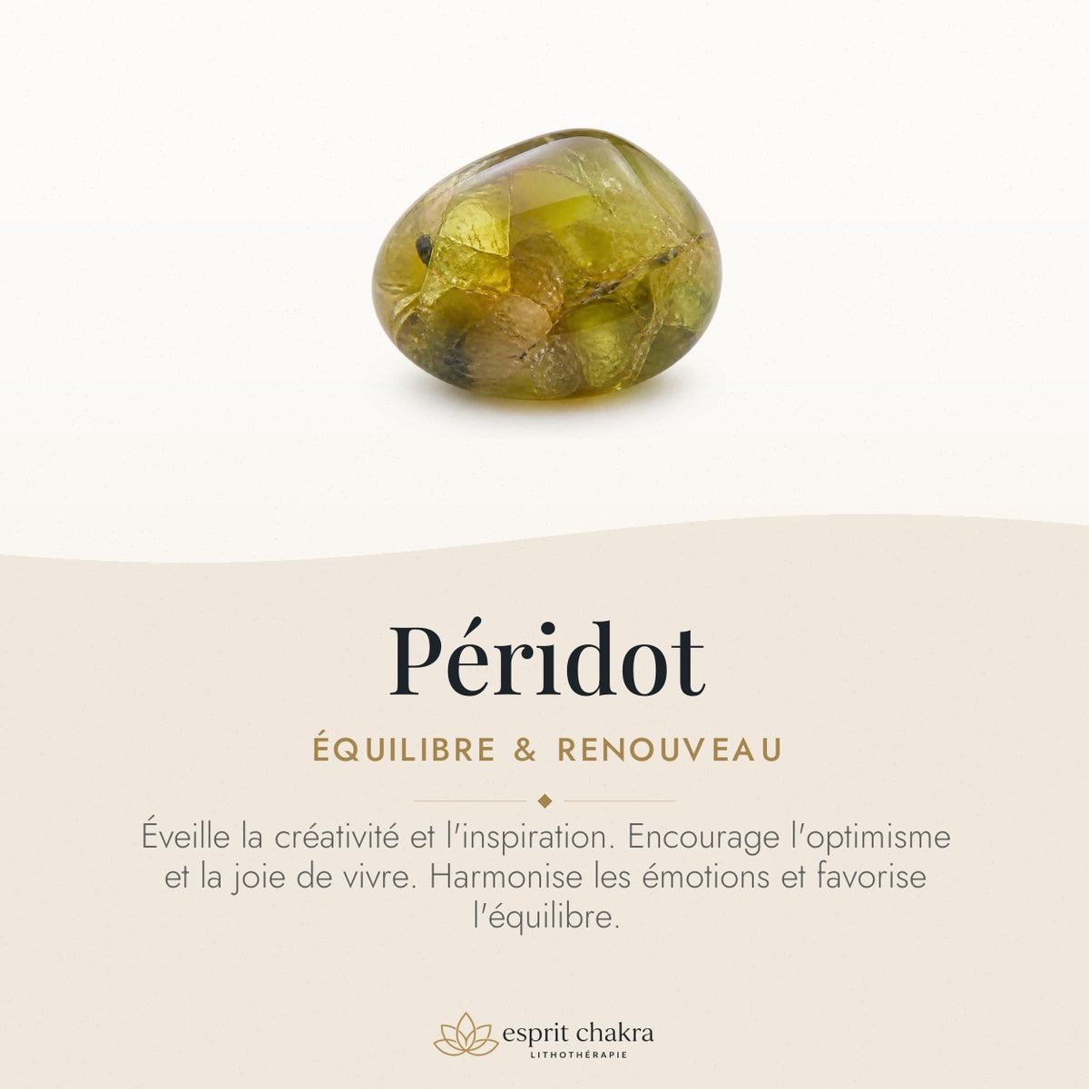 Bracelet Péridot 6 mm – Nuance Douce — vertus de la pierre