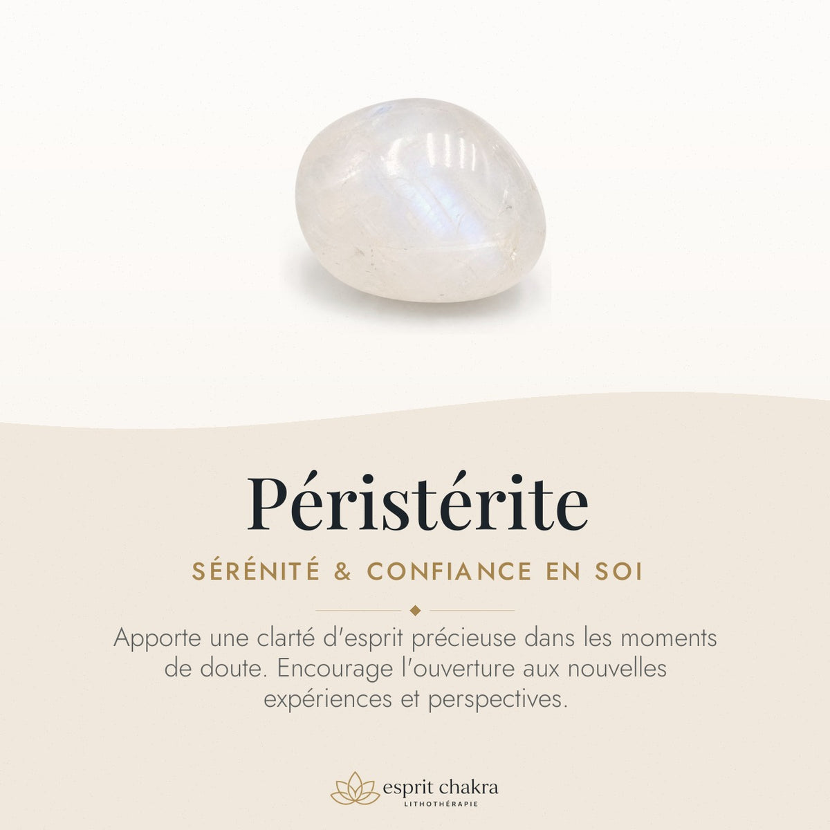 Bracelet Péristérite 10 mm – Confiance du Silence — vertus de la pierre