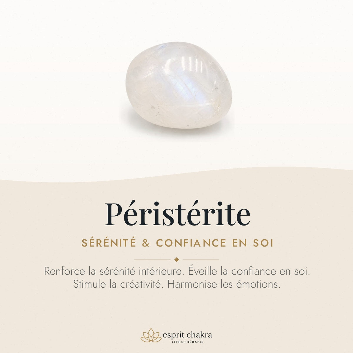 Bracelet Péristérite 10 mm – Regard Confiant — vertus de la pierre