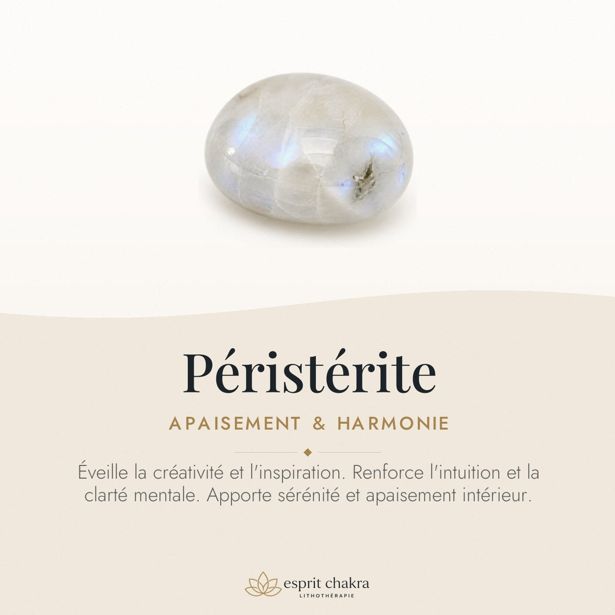 Bracelet Péristérite 6 mm – Grâce Douce — vertus de la pierre