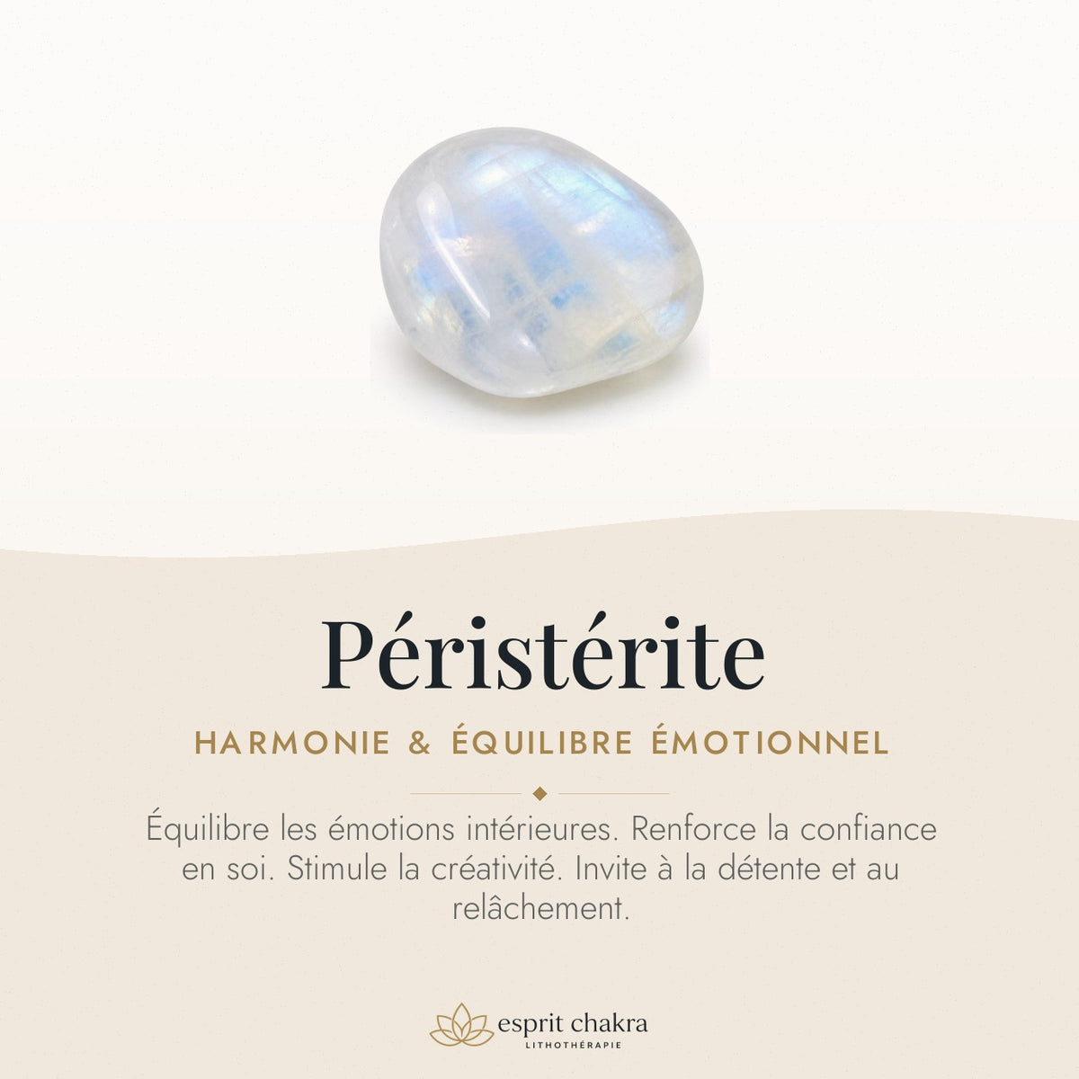 Bracelet Péristérite 6 mm – Harmonie — vertus de la pierre