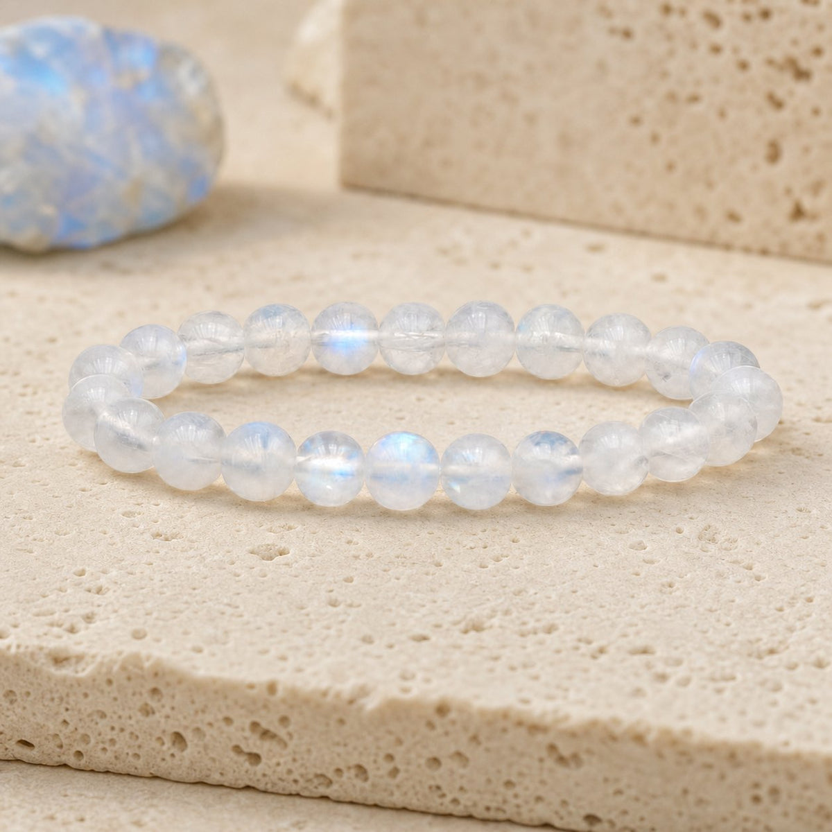 Bracelet Péristérite 8 mm – Droiture Douce