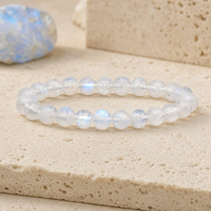 Bracelet Péristérite 8 mm – Droiture Douce