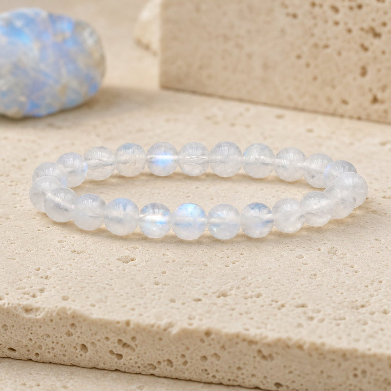 Bracelet Péristérite 8 mm – Droiture Douce