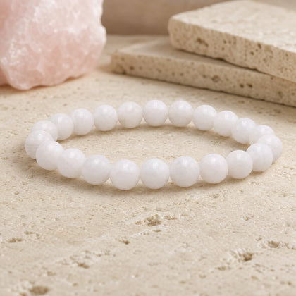 Bracelet Péristérite 8 mm – Élégance Simple