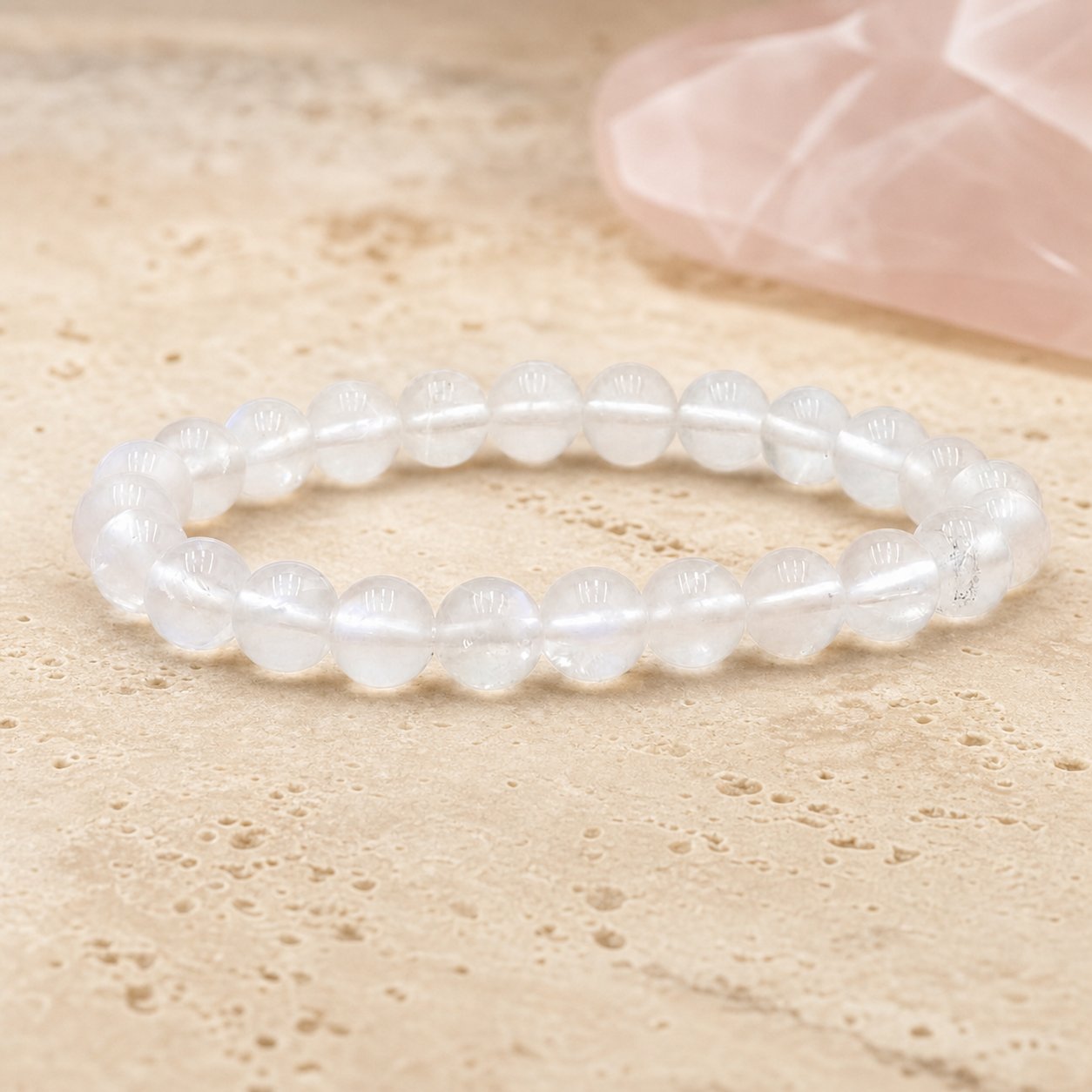 Bracelet Péristérite 8 mm – Équilibre