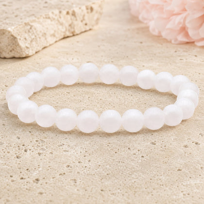 Bracelet Péristérite 8 mm – Simplicité Sereine