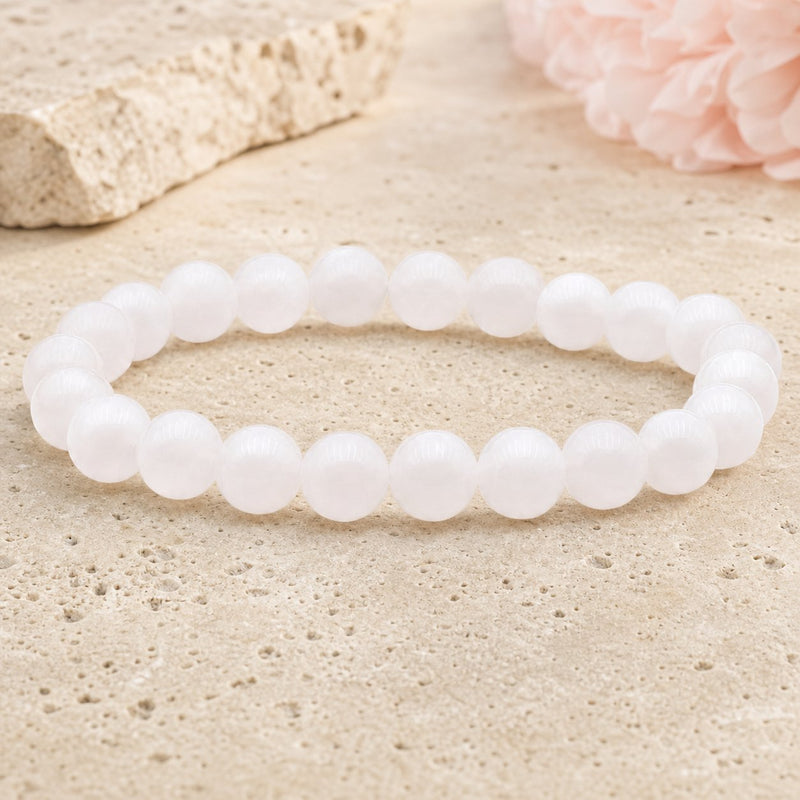 Bracelet Péristérite 8 mm – Simplicité Sereine