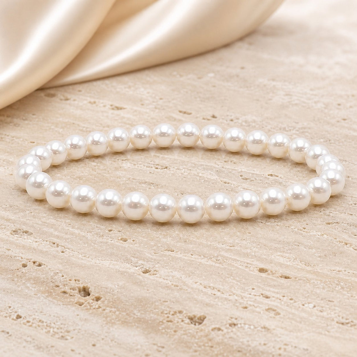 Bracelet Perle d'Eau Douce 6 mm – Présence Douce