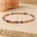 Bracelet Pierre de Lune Brune 4 mm – Réconfort Lunaire