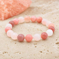 Bracelet Pierre de Lune Multicolore 10 mm – Intuition Douce