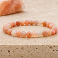 Bracelet Pierre de Lune Multicolore 6 mm – Écoute Intime