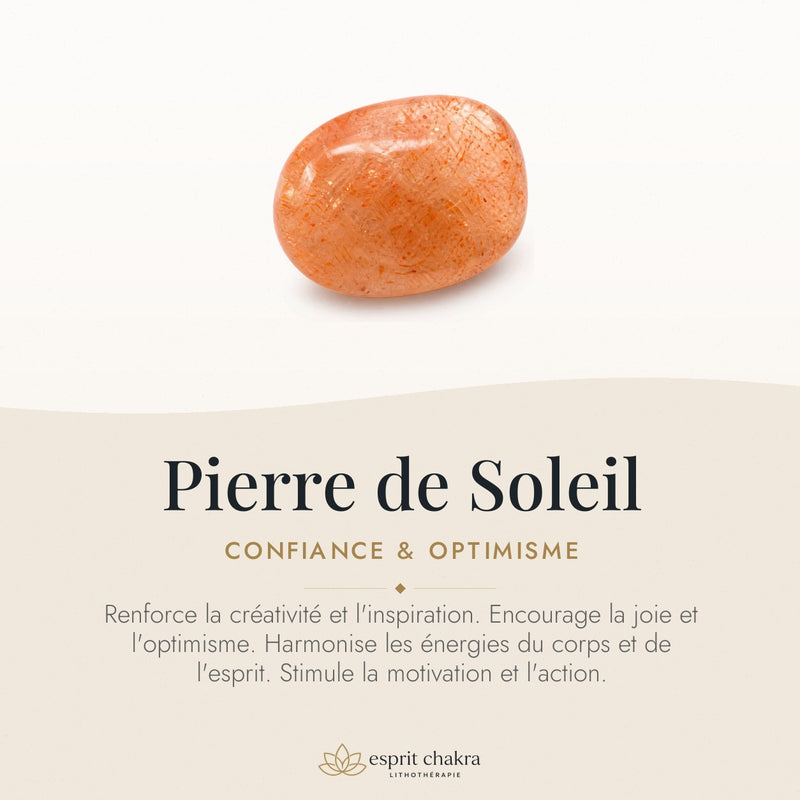 Bracelet Pierre de Soleil 10 mm – Optimisme Clair