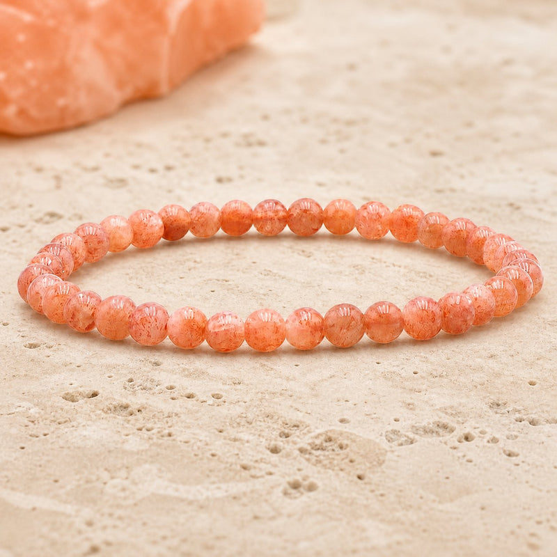 Bracelet Pierre de Soleil 4 mm – Présence Joyeuse