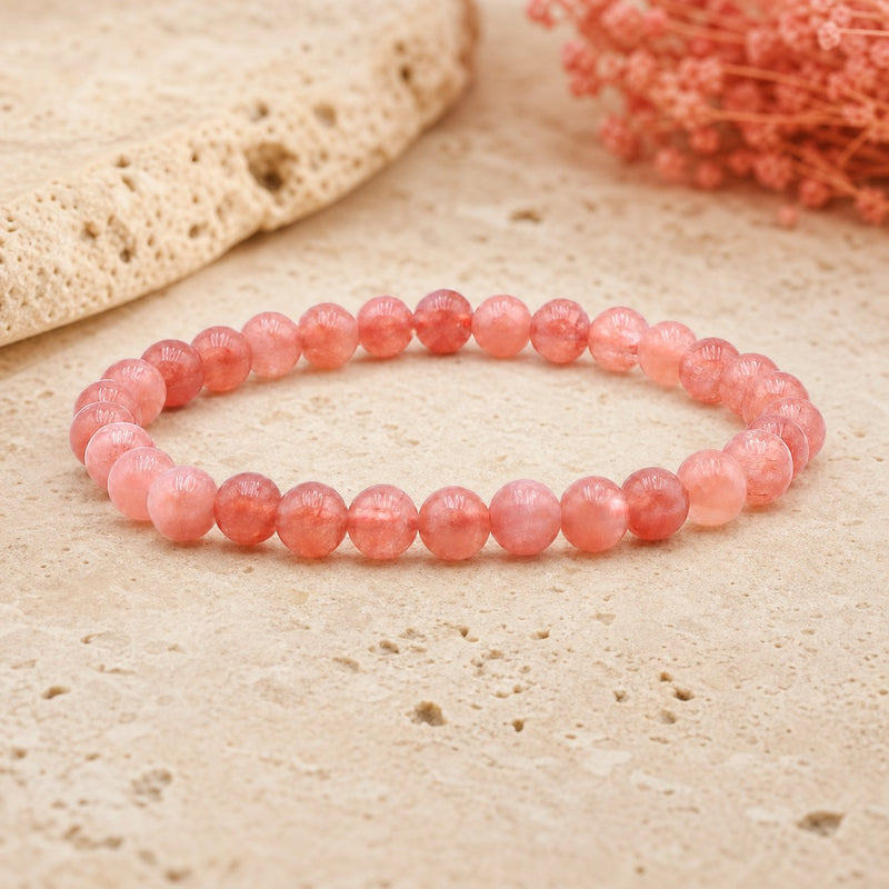 Bracelet Pierre de Soleil 6 mm – Soin Attentif