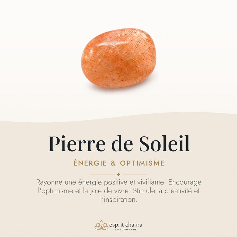 Bracelet Pierre de Soleil 8 mm – Netteté Douce