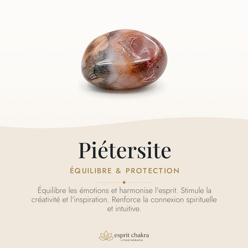 Bracelet Piétersite 6 mm – Équilibre