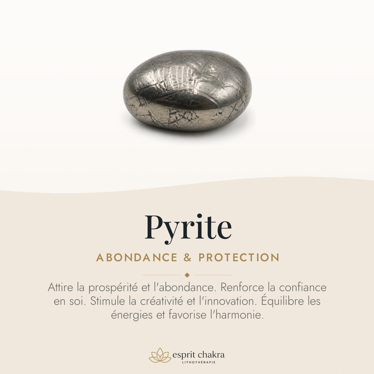 Bracelet Pyrite 6 mm – Abondance Tranquille — vertus de la pierre
