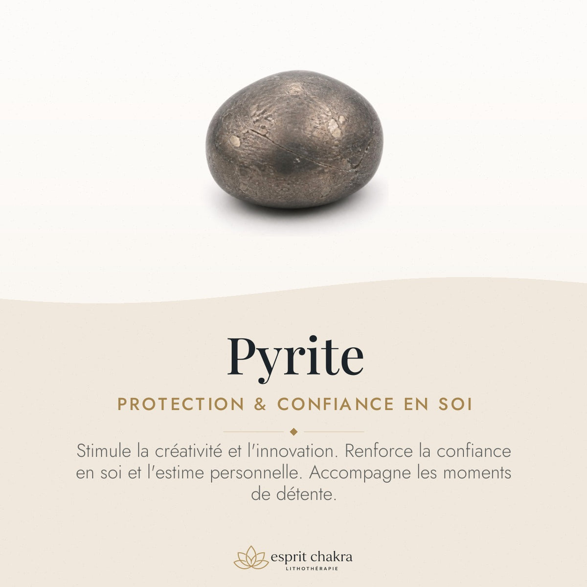Bracelet Pyrite 6 mm – Audace Tranquille — vertus de la pierre
