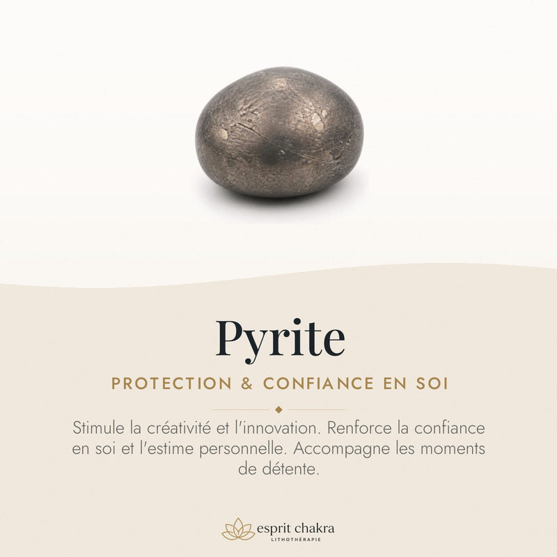 Bracelet Pyrite 6 mm – Audace Tranquille