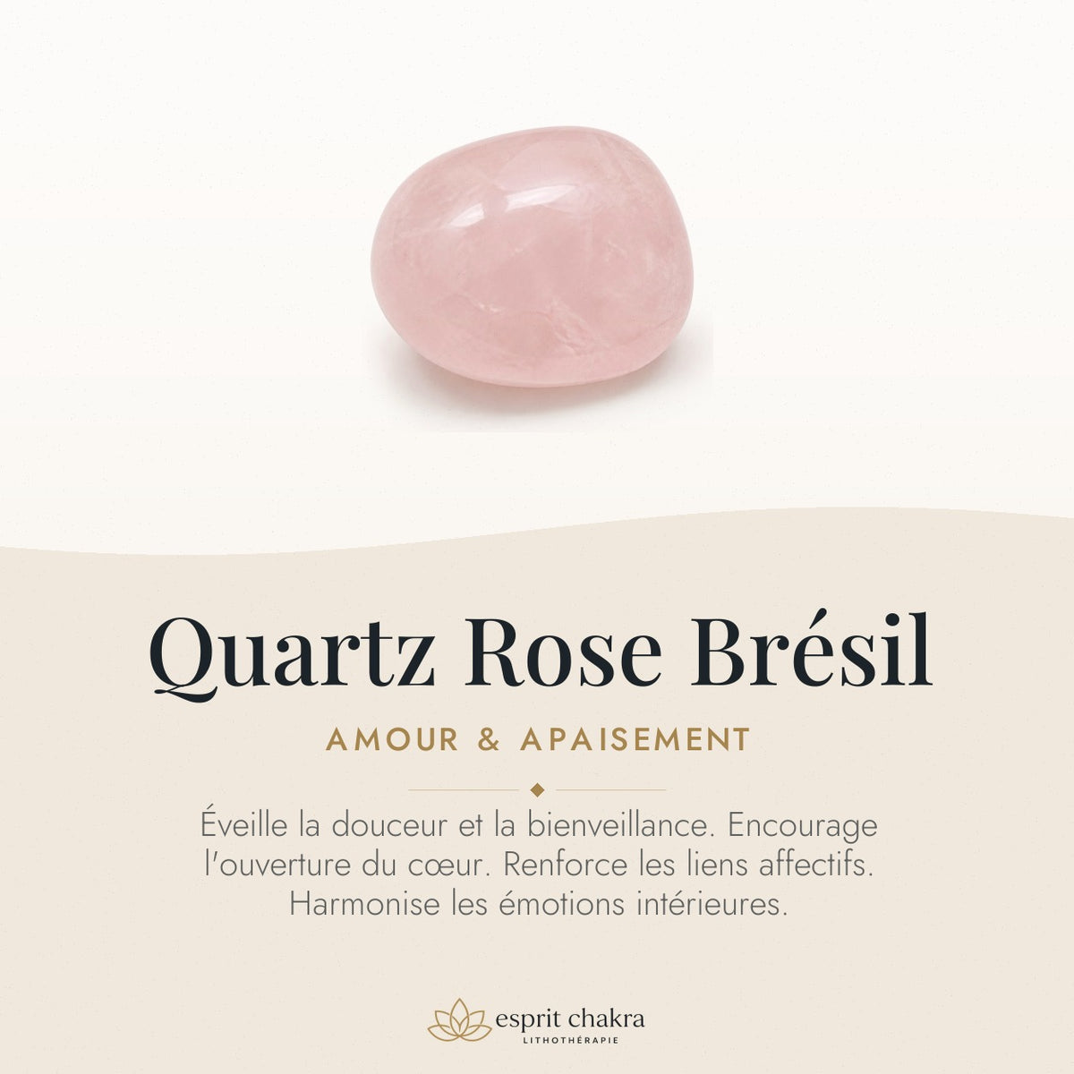 Bracelet Quartz Rose 6 mm – Bienveillance du Foyer — vertus de la pierre