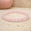 Bracelet Quartz Rose 6 mm – Bienveillance du Foyer