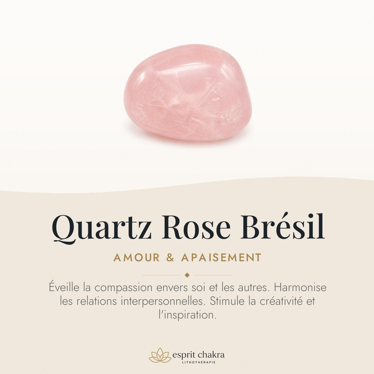 Bracelet Quartz Rose 6 mm – Douceur Fidèle — vertus de la pierre
