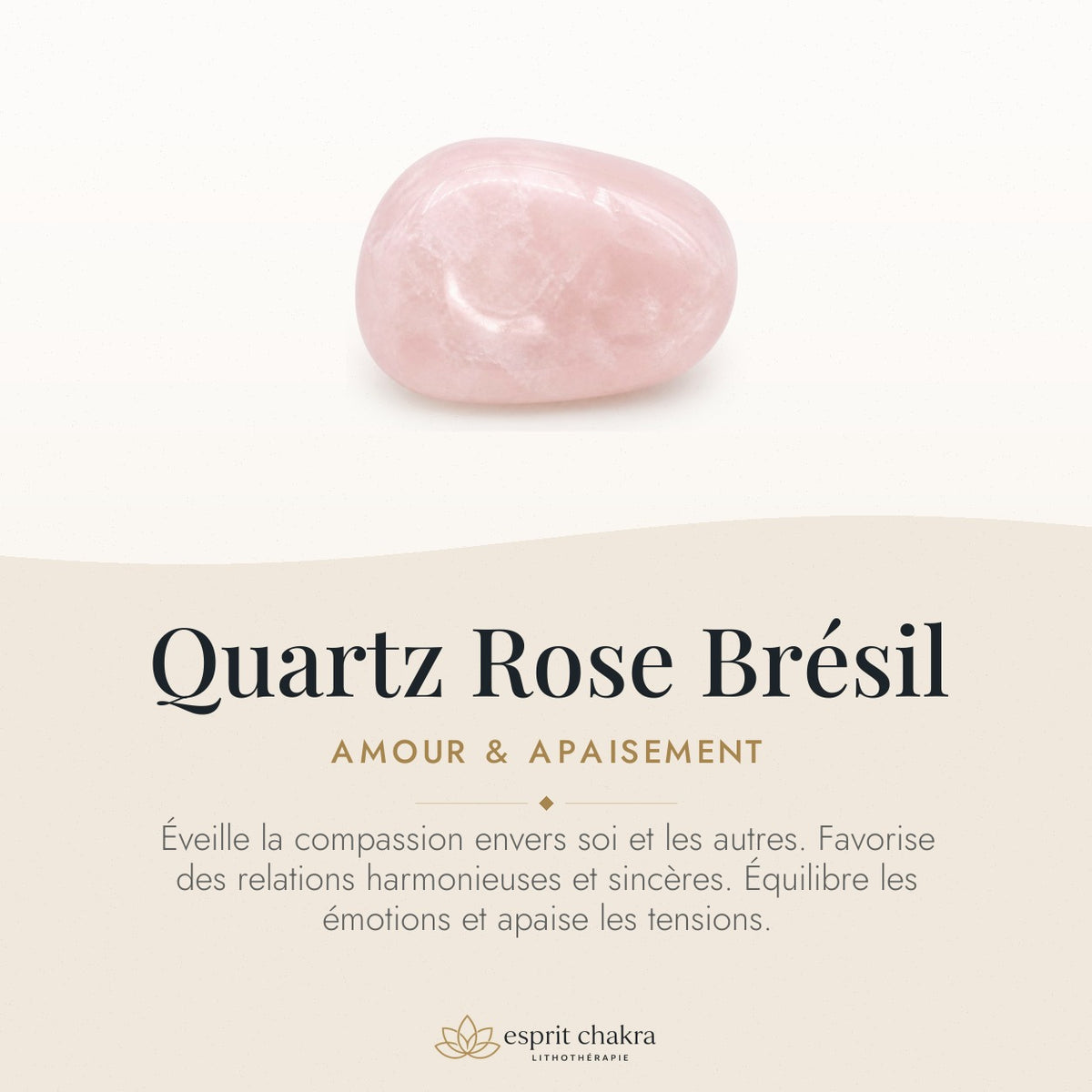 Bracelet Quartz Rose 6 mm – Regard Tendre — vertus de la pierre