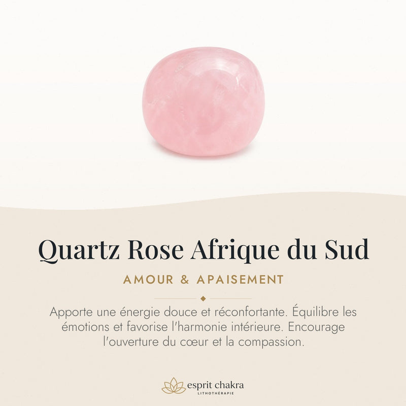 Bracelet Quartz Rose 8 mm – Envie Douce