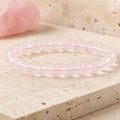 Bracelet Quartz Rose 8 mm – Envie Légère
