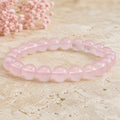 Bracelet Quartz Rose 8 mm – Joie Douce
