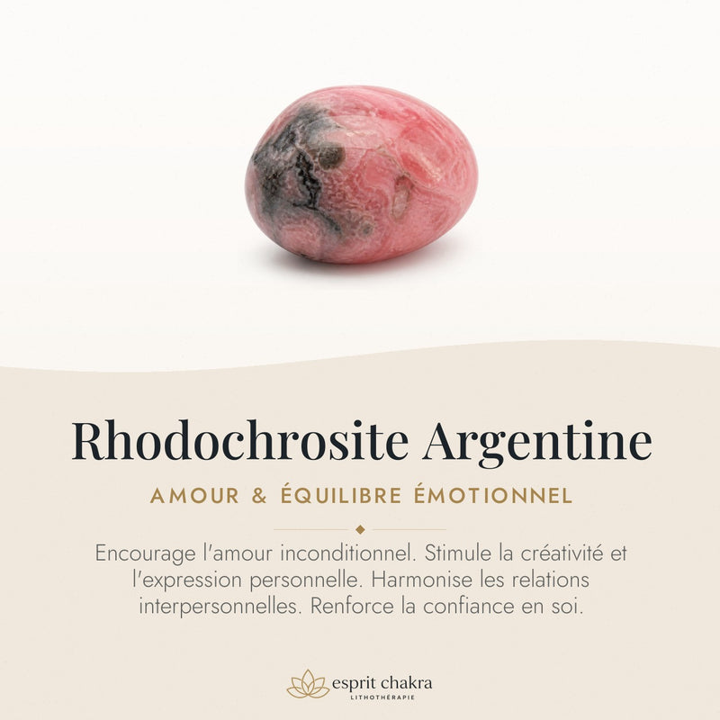 Bracelet Rhodochrosite 6 mm – Joie Tranquille