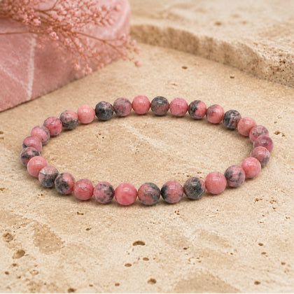 Bracelet Rhodochrosite 6 mm – Joie Tranquille
