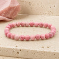 Bracelet Rhodonite 6 mm – Pardon Sincère