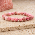 Bracelet Rhodonite 8 mm – Amour Patient