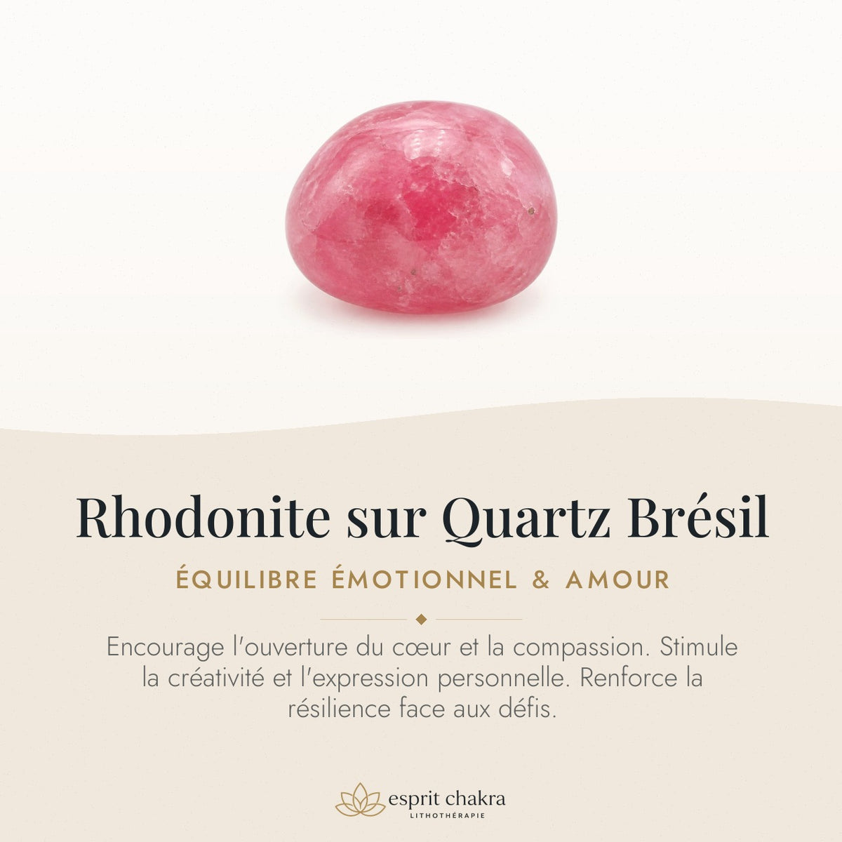 Bracelet Rhodonite 8 mm – Calme des Emportements — vertus de la pierre