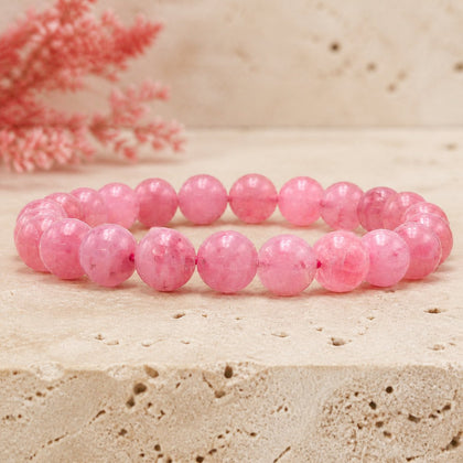 Bracelet Rhodonite 8 mm – Calme des Emportements