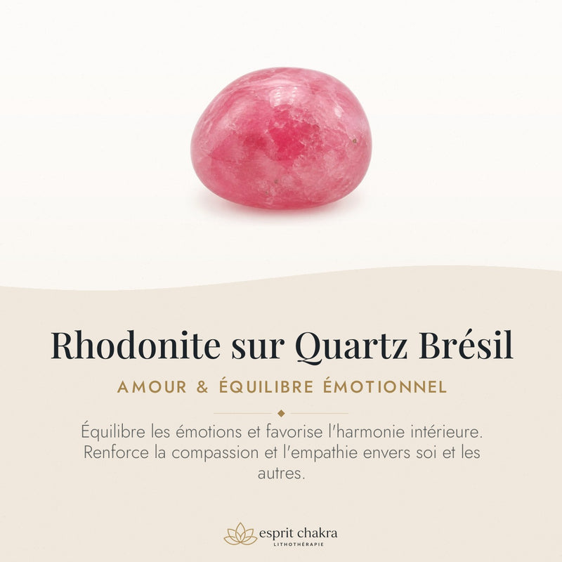 Bracelet Rhodonite 8 mm – Rêve Doux