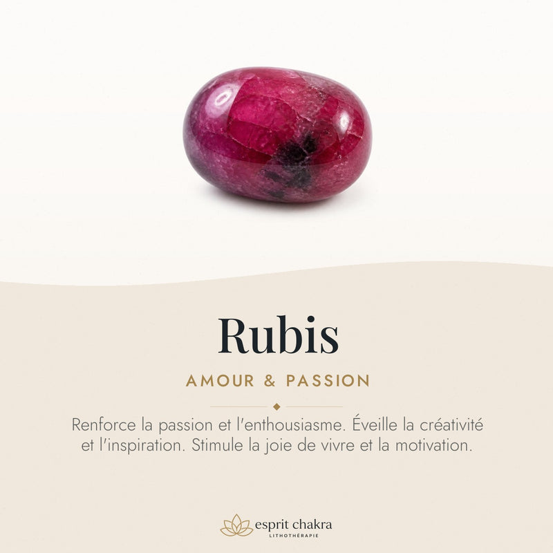 Bracelet Rubis 6 mm – Amour Ardent